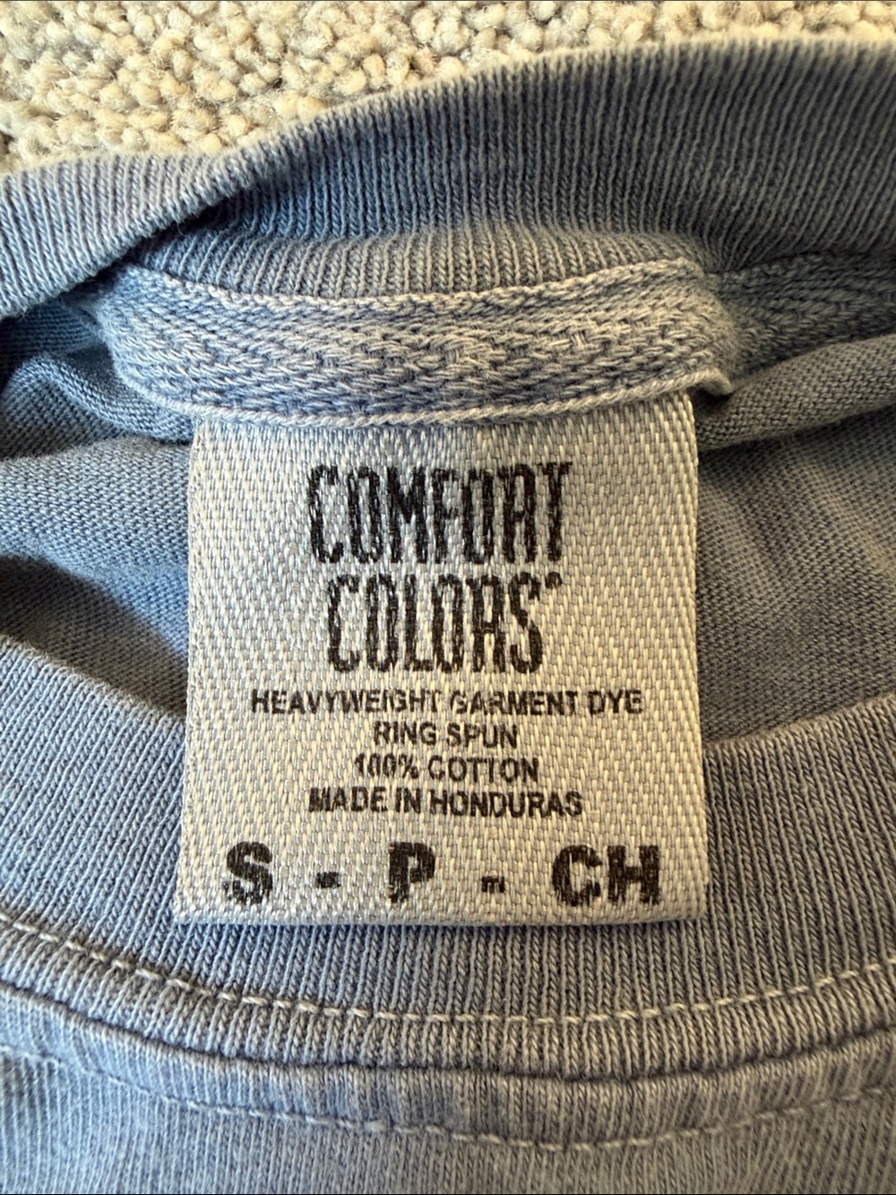 Comfort Colors BRUH Graphic Tee in Navy - Picture 4 of 4